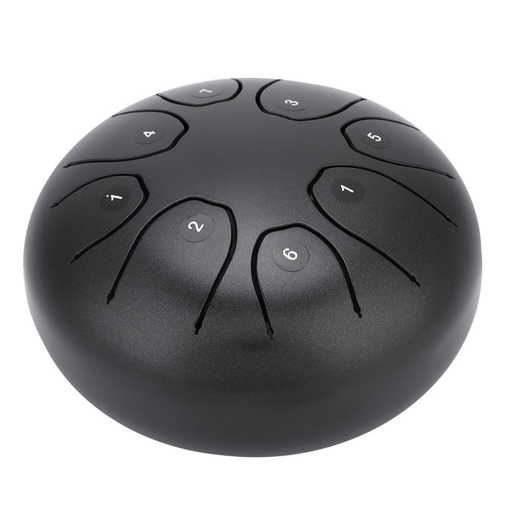 

Идеальное качество Hand Pan Handpan Tongue Tank Drum 5.5 дюймов перкуссия(Кофе)