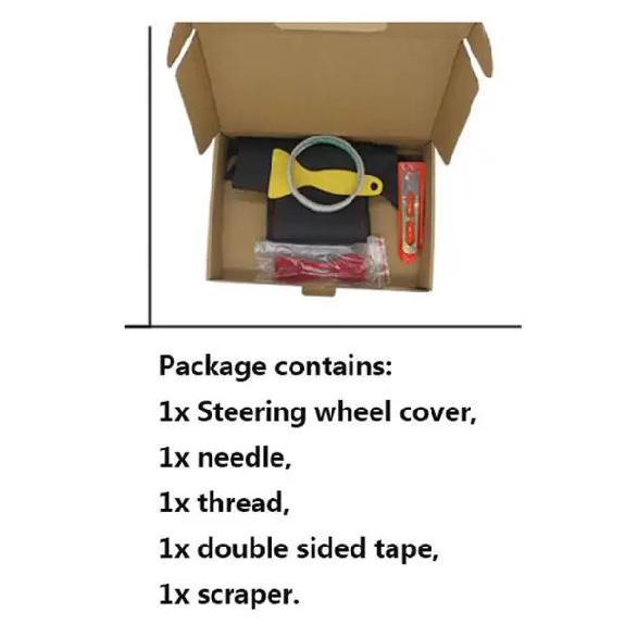 Nähen   Leder Auto Lenkradbezug Auto Zubehör Für  Peugeot 307