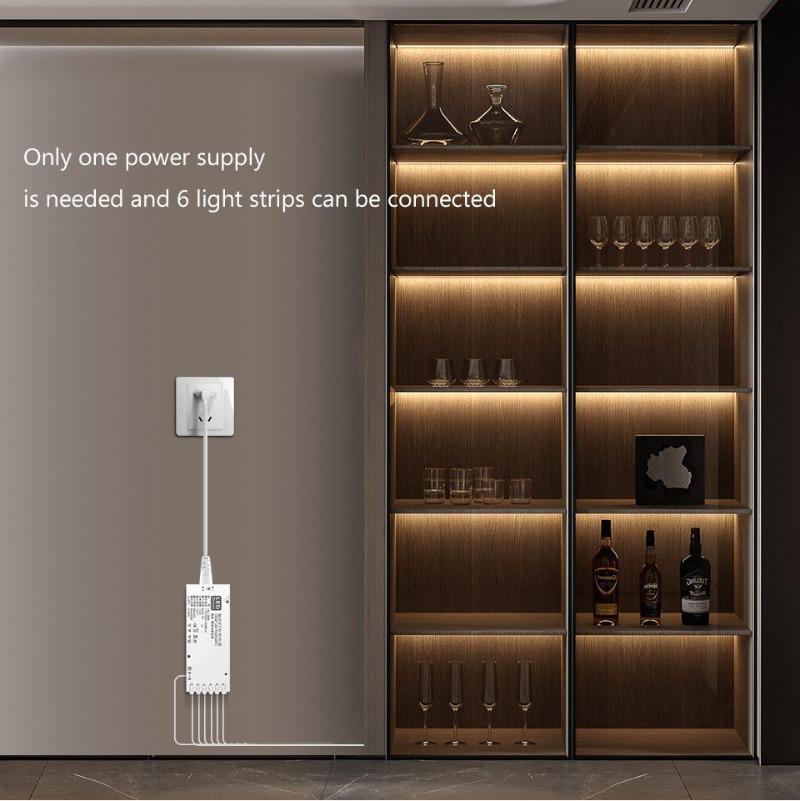 12V COB Parallel Set Wide Display Cabinet Wine Cabinet Decoration Soft Light Strip