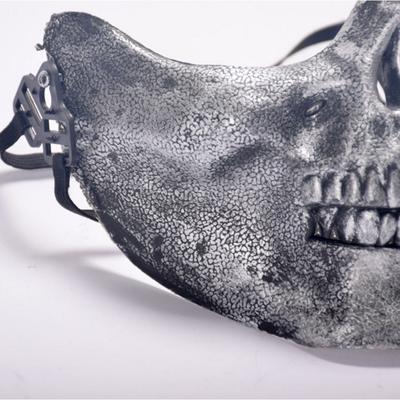 Halloween Maskeradefeest Cosplay Chieftain Schedel Halve Gezichtsmasker voor Volwassen Vrouwen en Mannen