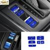 Blue Aluminum Console Gear Shift Button Cover Trim Fit For Honda CRV CR-V 23-24