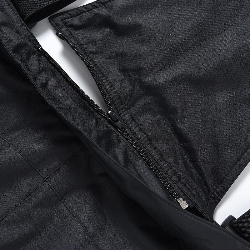 Pantaloni da Sci Antivento da Uomo con Bretelle Calde - Spessi Taglie Forti