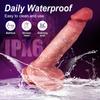 Realistic Dildo Penis Telescopic Vibrator Thrusting Soft Suction Cup Hands-free G-spot Stimulate Clitoris Vagina Massage For Adult Sexy Women Sex Toys