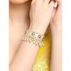 Multi Colour Enamel Kundan & Beads Ethnic Bracelet For Women