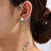 European & American Punk Rock Ghost Hand Skull Ear Cuff Earring