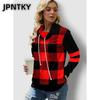 JPNTKY Moda para Mujer Casual Manga Larga con Capucha Sudaderas con Capucha y Sudaderas