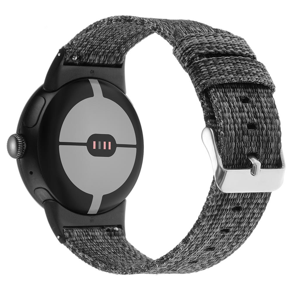 

For Google Pixel Watch 3 41mm/Watch 2/Pixel Watch Nylon Sport Strap Replacement Watch Bands Grey