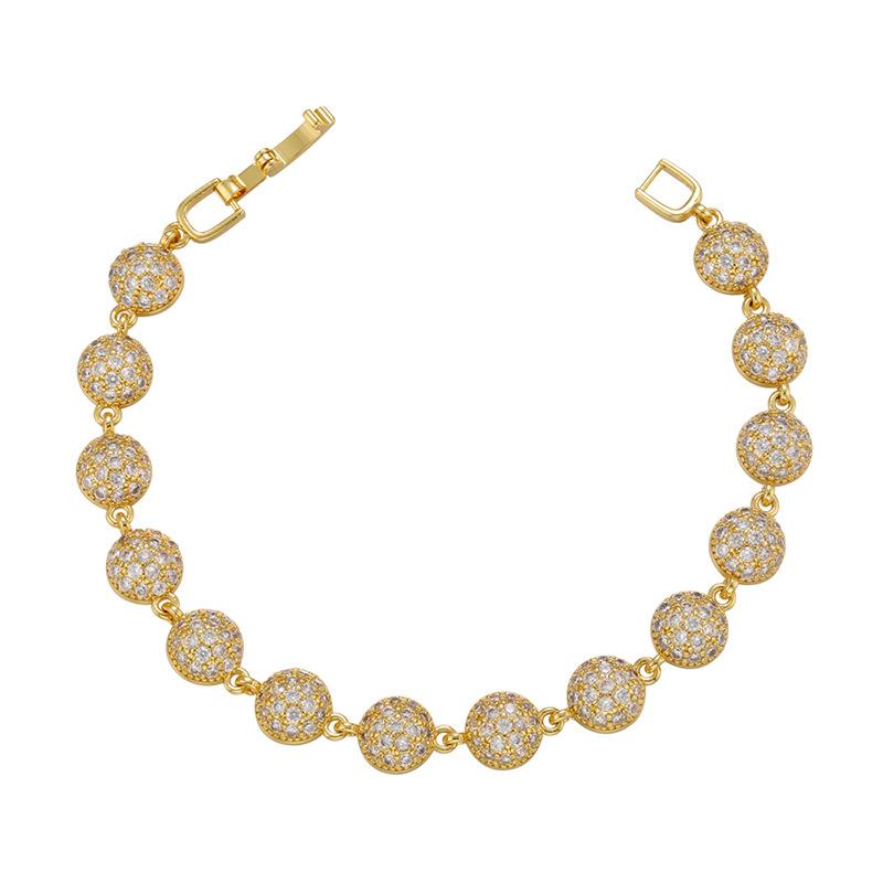 Mikro-Inlay Zirkon Armband, Wind Voll Diamant Armband, Schmetterling Liebe Weizenähre Geometrisches Muster Armband Vl167