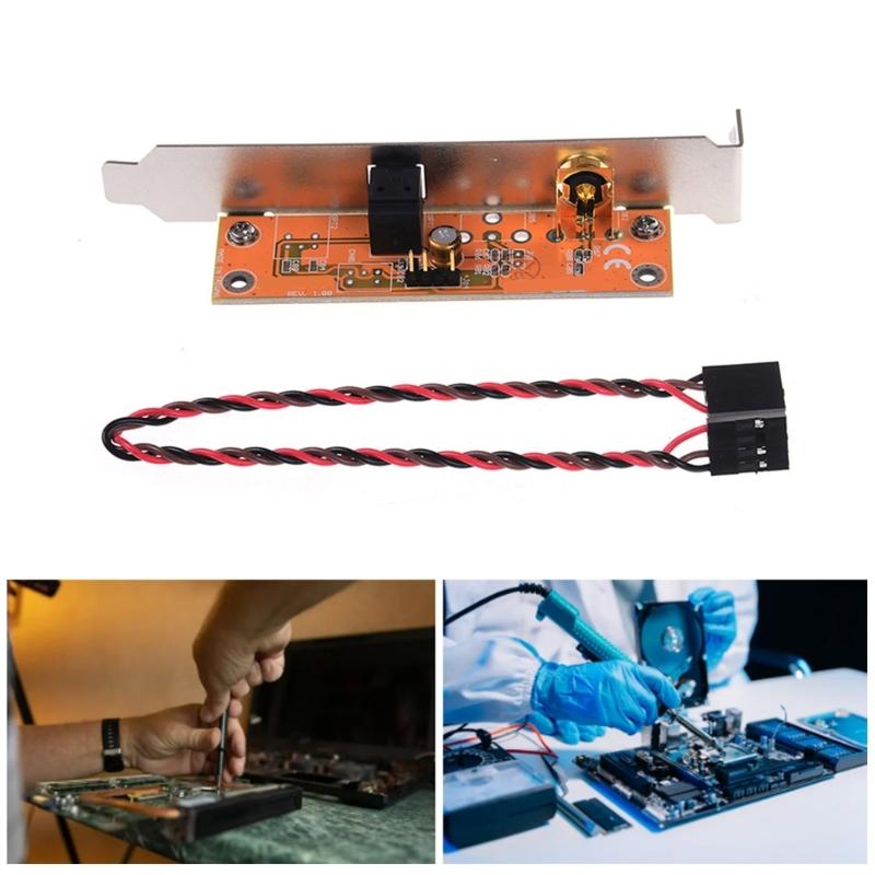 24Bit 192KHz Enkel Installation SPDIF Fäste Optiskt Portfäste För Ljudöverföringstillbehör