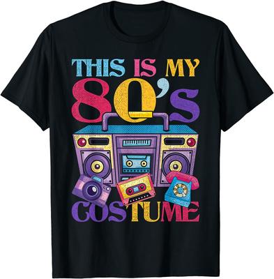 NEW LIMITED Eighties Music 1980s, 80s Costume Party Retro 80s Gift T-Shirt S-3XL