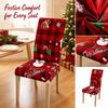 Christmas Chair Cover Stretchy Full Wrap Slipcover for Home Holiday Decor