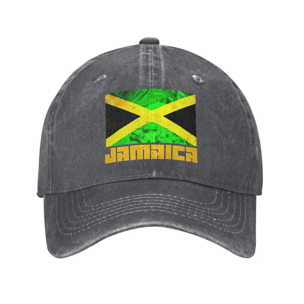 Jamaica Flag Baseball Cap Sun Kpop Rock Dropshipping Washed Trucker Hat UnisexTeens Yk Funny Design Baseball Caps