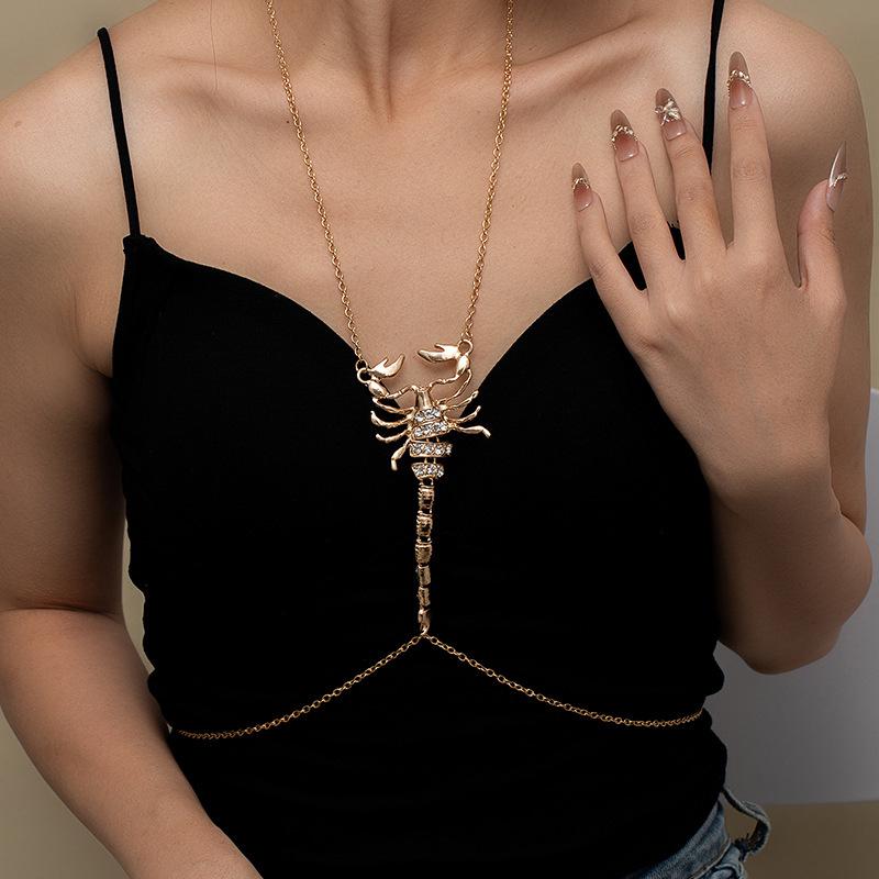 Cross-Border Rhinestone Scorpion Bracelet & Snake Armlet/Anklet Body Chain