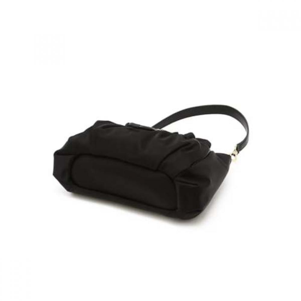Daks Black Dd Decoration Shirring Point Nylon Shoulder Bag Dcba6f347bk