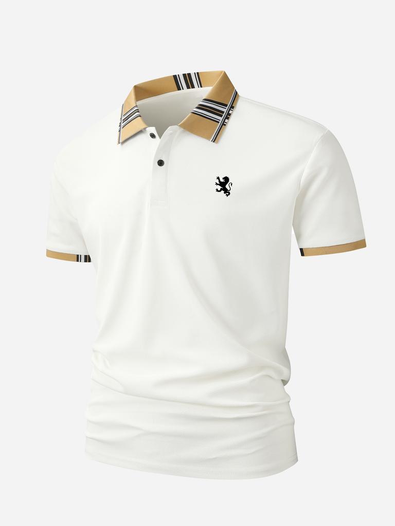 Herren Casual Arbeits Polohemd Schnelltrocknend Kurzarm Golf T-Shirts Outdoor Sportoberteile