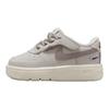 Nike Force 1 Low LV8 Easy On Clássico Versátil Tênis de Caminhada de Cano Baixo Tênis de Bebê Marrom IH4497-100