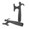 2PCS Nylon Boat Hook Attachment Black Boat Hook Floating Attachment Replacement for Mooring Docking Yacht Kayak