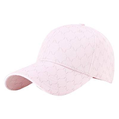 Baseball Stylish Moroccan CZ067 [White Fang] Hat, Cap, Cap, Pattern, Fashionable, Men's, Women's, (Pink)