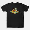 Melting Color Puzzle Cube Retro Graphic T-Shirt