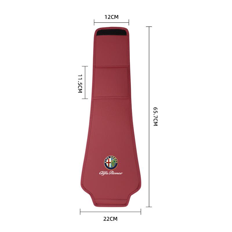 Leather Car Pillowcase Car Supplies Headrest Cover For Alfa Romeo 4C 159 Spider Giulia Giulietta 156 Anti Fouling Decoration Mat