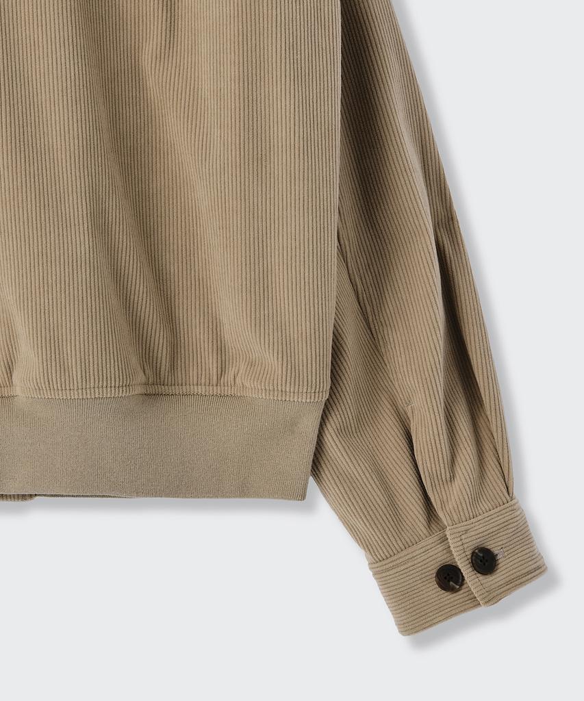 Musinsa Standard 8W Corduroy Harrington Jacket [Beige]