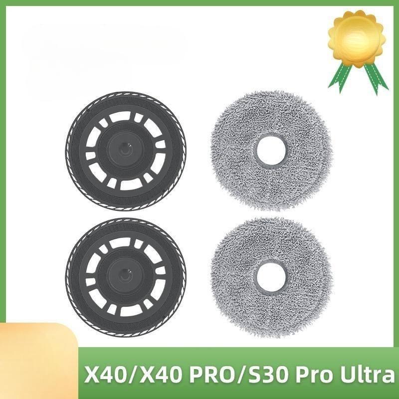Für Dreame X40 / X40 Pro / X40 Ultra / S30 Pro Ultra Saugroboter Zubehör Rollbürste Hauptseitenbürste Abdeckung Filter Mopphalterplatte Staubbeutel