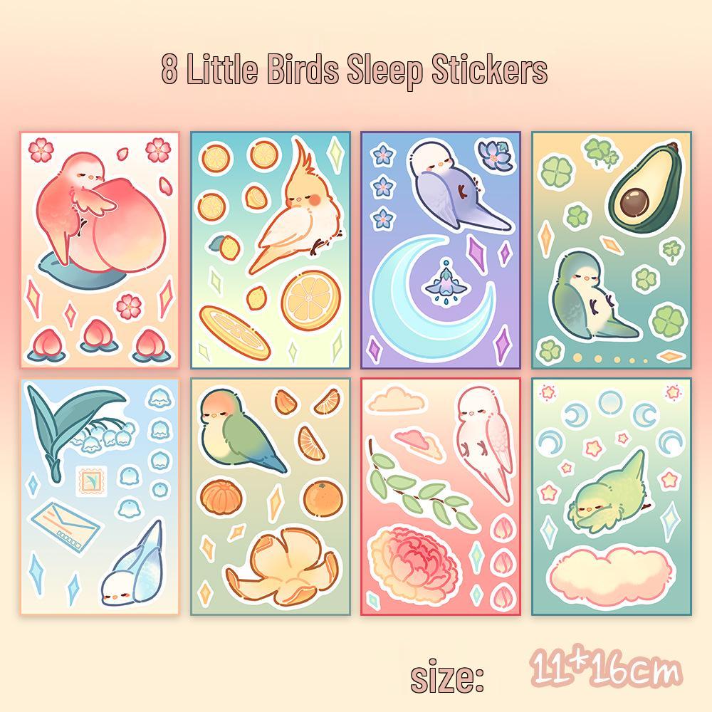 DIY Cute Animal Illustration Stickers for Phone Case - Thousand Layer Collection