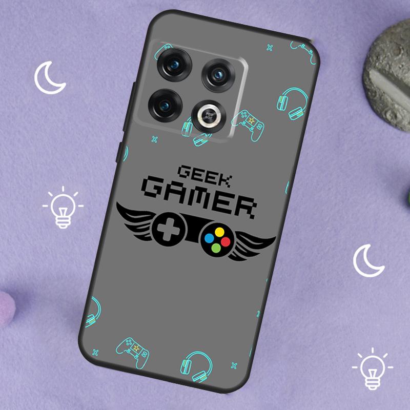 Eat Sleep Game Colorful For OnePlus 15 13 12 11 13R 12R 10R 13T 10T 8T Case For OnePlus Nord 5 CE 3 2 4 Lite N20 N30