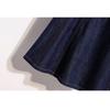 DIMANAF 2026 Summer Plus Size Women Skirts Elastic Waist Denim Blue Oversize Casual Lady Long Skirts Cotton Solid A-Line