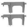 2pcs 2.5in Hard Drive Bracket HDD SSD 3D Printed Bracket for PS2 SCPH 30000 SCPH 50000 Console Silver Gray