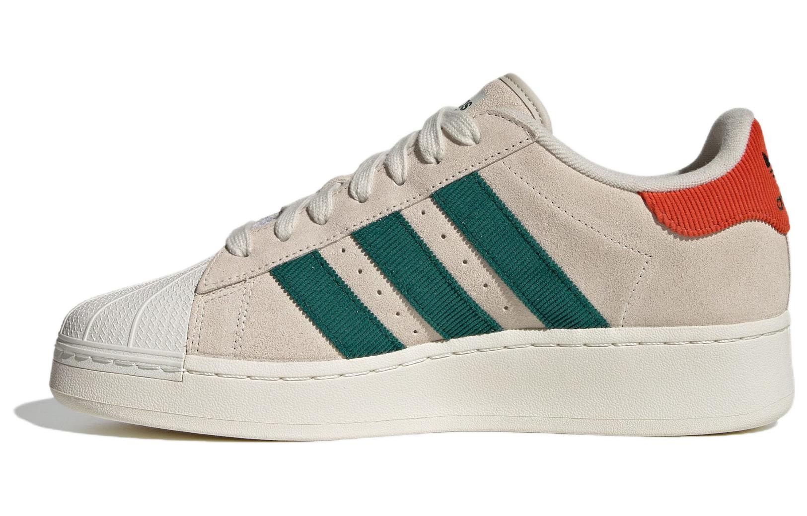 Superstar Adidas Originals Xlg  Aluminium Collegiate Green  ID8378 44