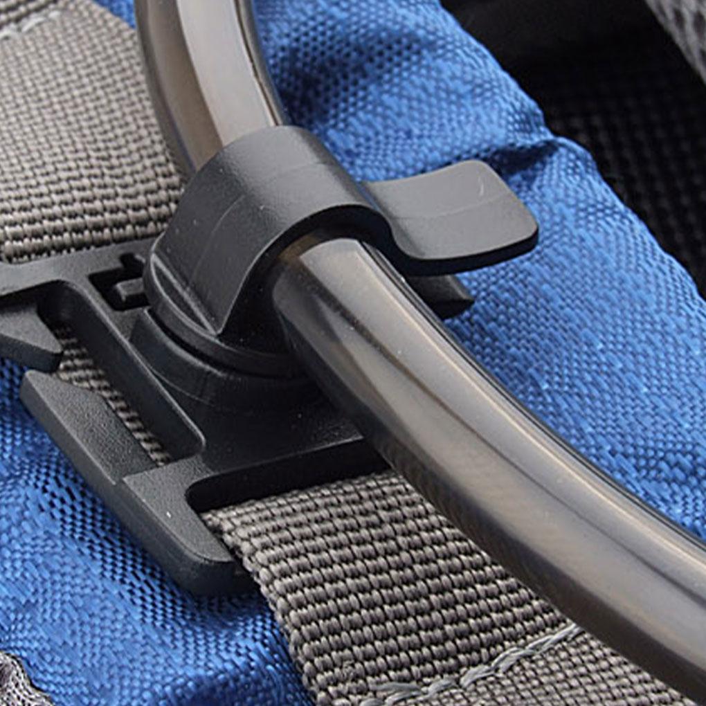 2 Pieces Water Clip Rotating Clips Fixing Fixture Carabiner D-shaped Buckle Accessory for Outdoor Camping Hiking