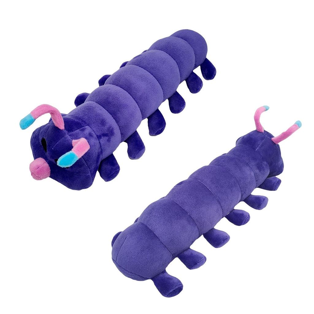 Luxurious 37cm Poppy Playtime Caterpillar Plush Toy Huggy Wuggy Purple Doll