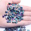 6x8mm Multicolor Flat Globe Rectangular Accessories for DIY Phone Beautification
