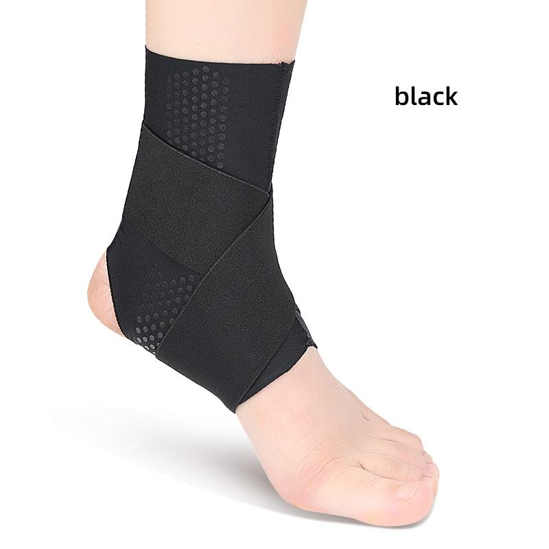 Ultra-thin Breathable Nylon Spandex Ankle Support Brace Compression Wrap Bandage Adjustable Hook Loop Closure Stabilizing