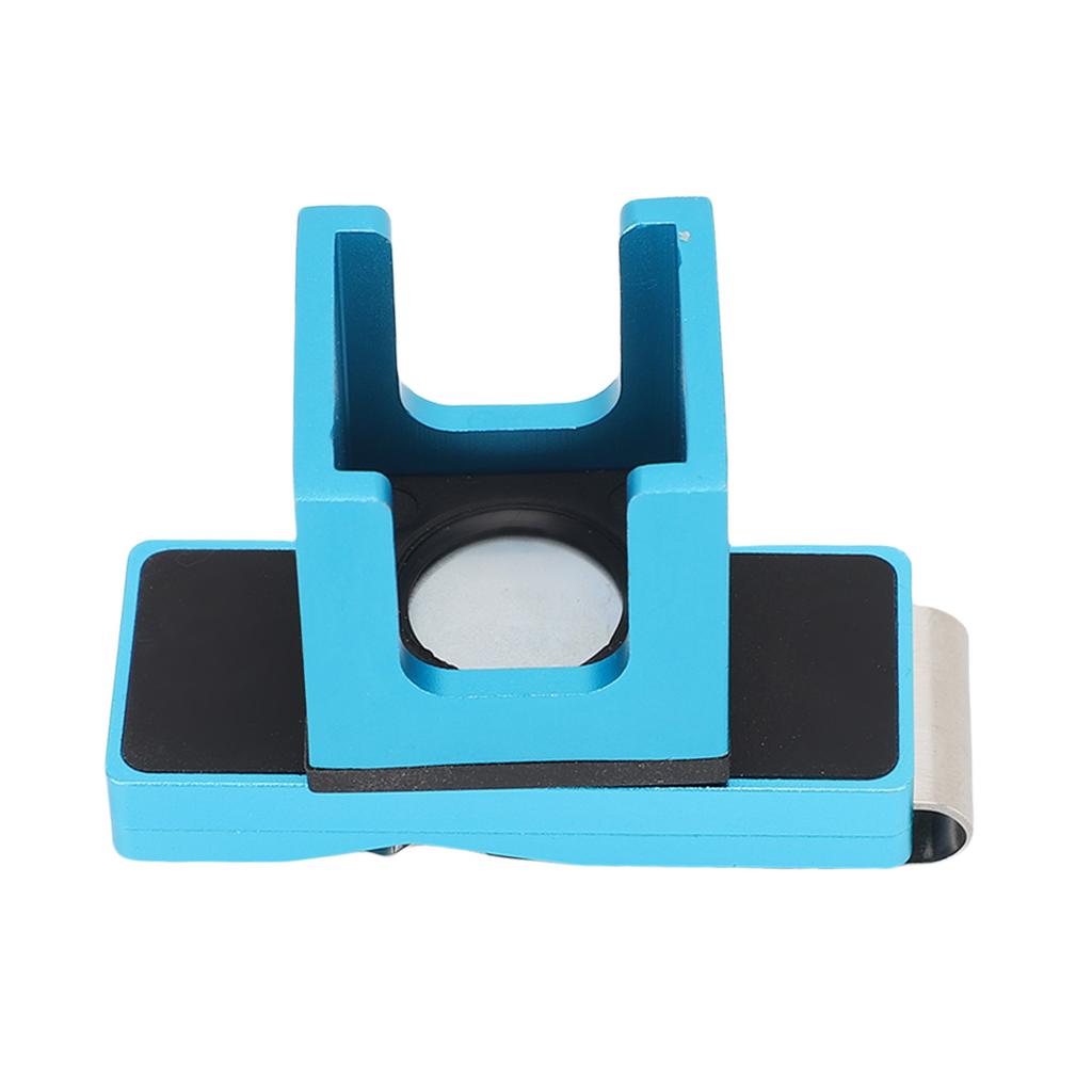 Billiard Chalk Holder Aluminum Universal Dry Oil Pool Cue Chalk Holder Billiard Accessories Blue