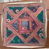 Old Stock Traditional Indian Patchwork Pillow Cover | Handcrafted Textile Art