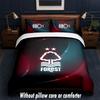 Nottingham Forest Football Design Bed Bedding Set 1 Duvet Cover + 2 Pillowcases Soft Breathable Household Bed Linens
