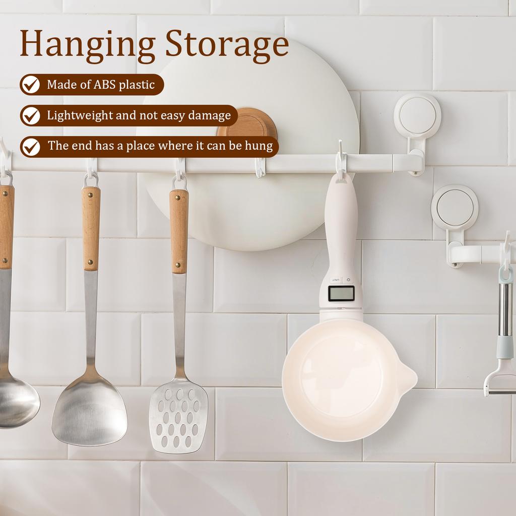 Digital Food Measuring Scoop Scale Electronic Kitchen Measuring Spoon Scale for Cooking Baking Kitchen Gadgets,Pet Dog Cat Food