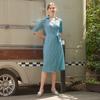 Lipbbam Creola Deloci 3 4 Sleeve Long Wrap Dress Ldm11hl01