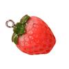 Artificial Strawberry Pendant Lovely Fruit Shaped Charm for Handmade Crafts Jewelry Making Supplies Keychain Accessories