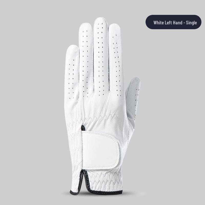 Unisex Schaffell Golfhandschuh - Echtes Leder, Rutschfest, Weich, Bequem, Atmungsaktiv, Flexibel & Strapazierfähig.