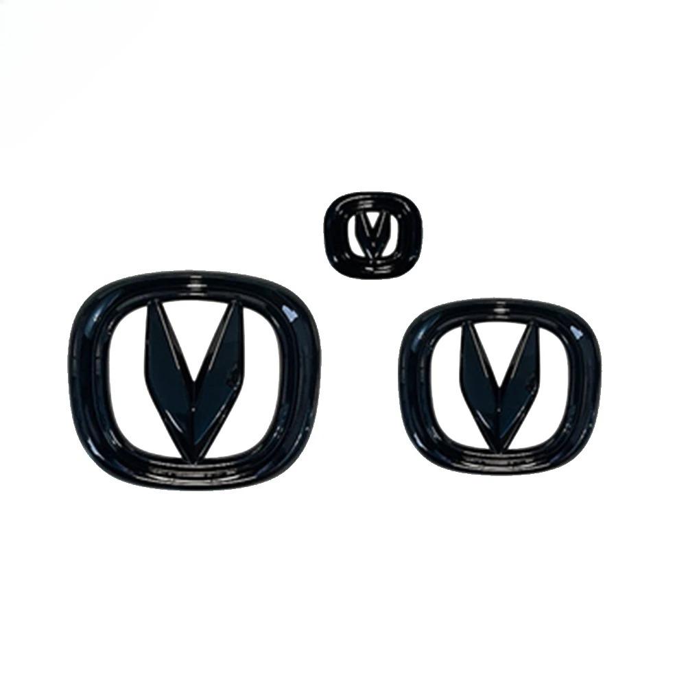 For Changan UNIT UNI-T Accessories 2023-2024 Car Steering Wheel Logo Front Rear Logo Sticker Decor Cover Trim Anti Scratch