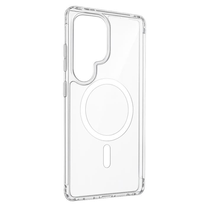 Coque pour Samsung Galaxy S26 ULTRA - Silicone Transparent avec Cercle magnétique intégré Phonillico®