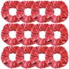 12pcs Vintage Women Pink Velvet Scrunchies Baby Girls Headwear White Black Blue Green Elastic Hair Bands Kids Hair Accessories