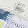 Creative Note Holder Practical Stationery 1PC Transparent Plastic Book Holder Reading Aid 12cm Fixed Bookshelf