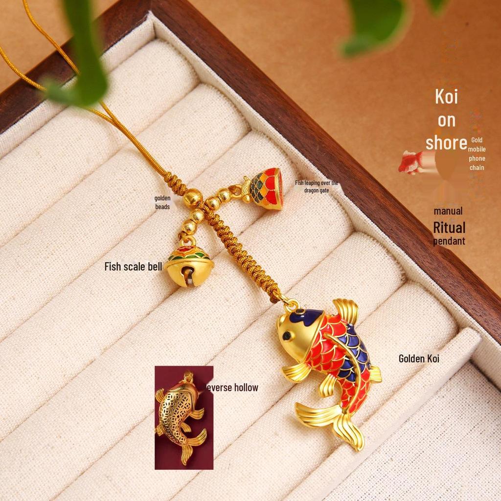 High-End Auspicious Car Key Pendant: Fortune-Attracting Charm for Bags, Phones & More