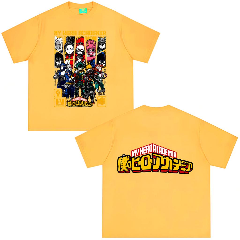 Anime My Hero Academia T Shirts Unisex Unisex Clothing Harajuku Fashion Tshirt Summer Casual Cotton Oversized Highquality Tshirts