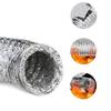 90 Graders Luftkanal Flexibel Aluminium Torktumlarslang Torktumlarslang för HVAC Ventilation Värme Kylning Avgas