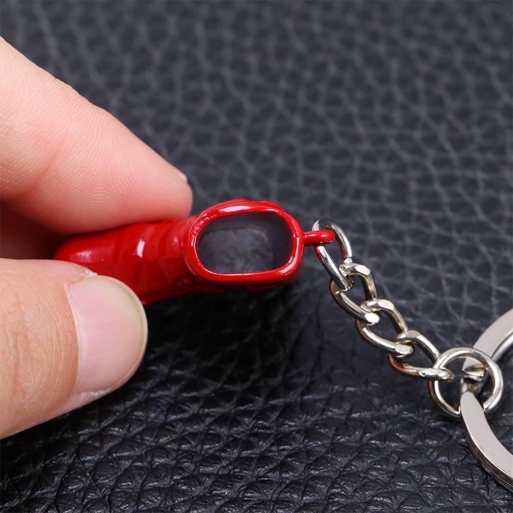 Ring Roller Skate Bag Holder Keyring Skate Key Chain Skating Pendant Key Chain Single row skating